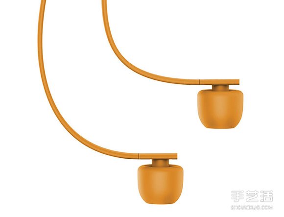 折合收納的耳機線設(shè)計 不用為耳機線打結(jié)煩惱 -  rpnrmr.com