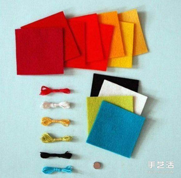 可愛又簡單的布藝小動物玩具手工制作圖解教程 -  rpnrmr.com