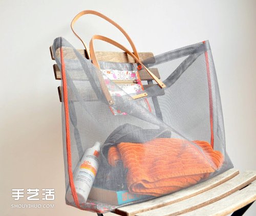 窗紗網(wǎng)材質(zhì)沙灘袋子的制作方法詳細(xì)圖解教程 -  rpnrmr.com