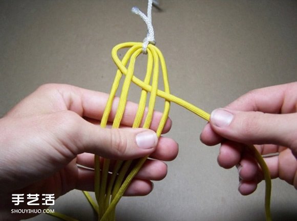 六股繩手鏈的編法圖解 六股繩編手鏈的方法 -  rpnrmr.com