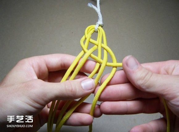 六股繩手鏈的編法圖解 六股繩編手鏈的方法 -  rpnrmr.com