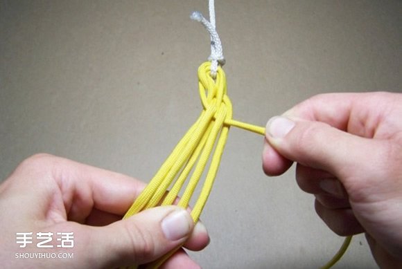 六股繩手鏈的編法圖解 六股繩編手鏈的方法 -  rpnrmr.com