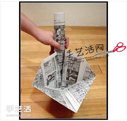 簸箕的折法圖解 廢舊報紙折簸箕的方法教程 -  rpnrmr.com