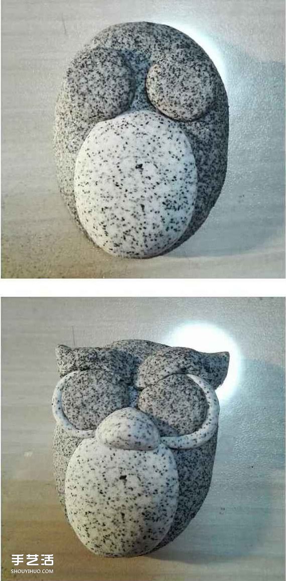 粘土貓頭鷹DIY手工制作圖解教程 雕塑感十足 -  rpnrmr.com