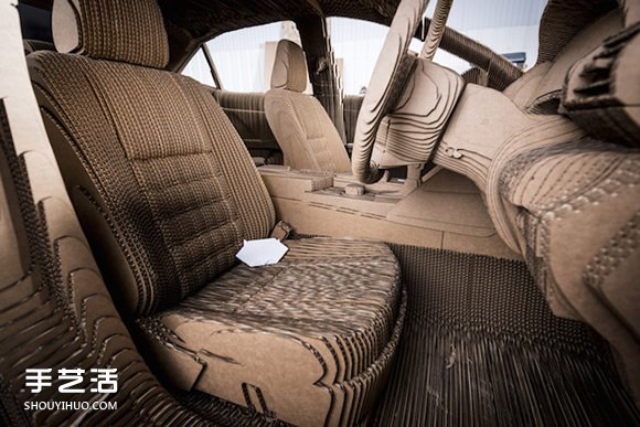 利用回收紙箱制作1：1完全復(fù)制的Lexus汽車 -  rpnrmr.com
