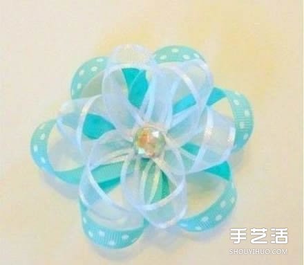 緞帶花制作DIY教程 緞帶花朵的做法圖解 -  rpnrmr.com