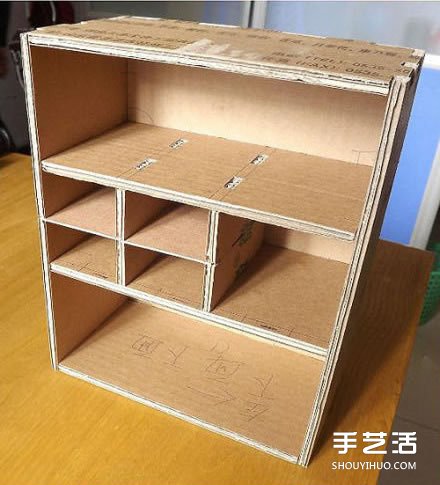 紙箱廢物利用手工制作好用的柜子的過程圖解 -  rpnrmr.com