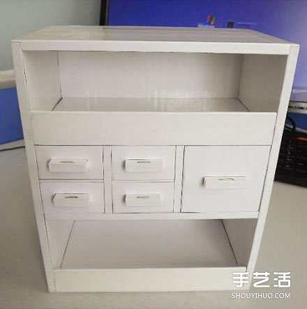 紙箱廢物利用手工制作好用的柜子的過程圖解 -  rpnrmr.com