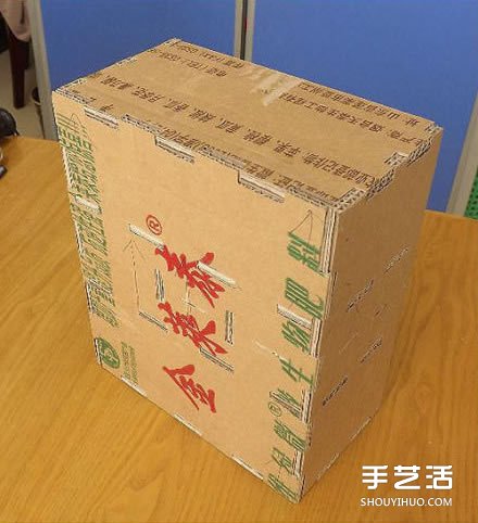 紙箱廢物利用手工制作好用的柜子的過程圖解 -  rpnrmr.com