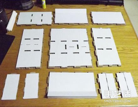 紙箱廢物利用手工制作好用的柜子的過程圖解 -  rpnrmr.com