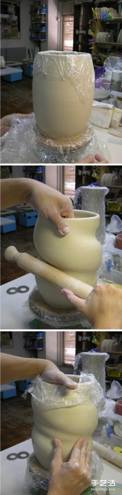 龍形陶瓷瓶DIY制作過(guò)程 中國(guó)龍盤旋陶瓷瓶制作 -  rpnrmr.com