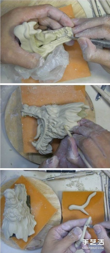 龍形陶瓷瓶DIY制作過(guò)程 中國(guó)龍盤旋陶瓷瓶制作 -  rpnrmr.com