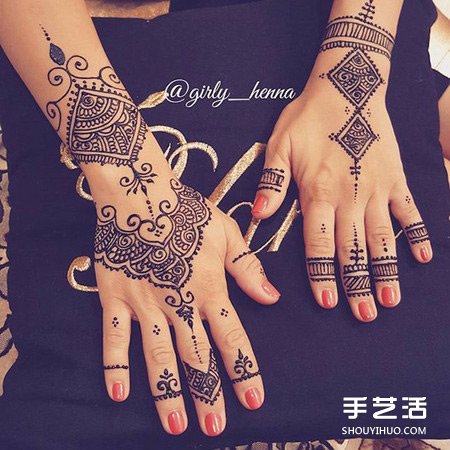 Henna印度傳統(tǒng)人體彩繪 不用紋身也能美美的 -  rpnrmr.com