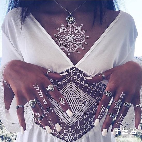Henna印度傳統(tǒng)人體彩繪 不用紋身也能美美的 -  rpnrmr.com