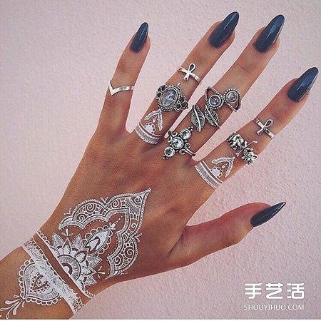 Henna印度傳統(tǒng)人體彩繪 不用紋身也能美美的 -  rpnrmr.com