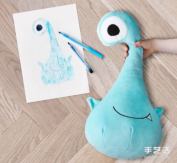 想像成真！IKEA將孩子們的畫制作成毛絨玩具 -  rpnrmr.com