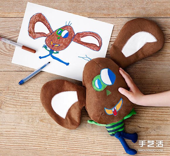 想像成真！IKEA將孩子們的畫制作成毛絨玩具 -  rpnrmr.com