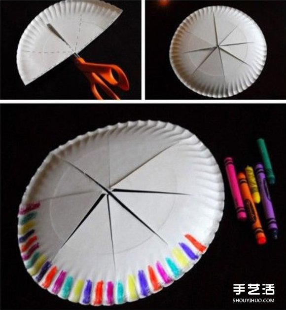 生日皇冠帽制作方法圖解 紙餐盤制作兒童皇冠 -  rpnrmr.com