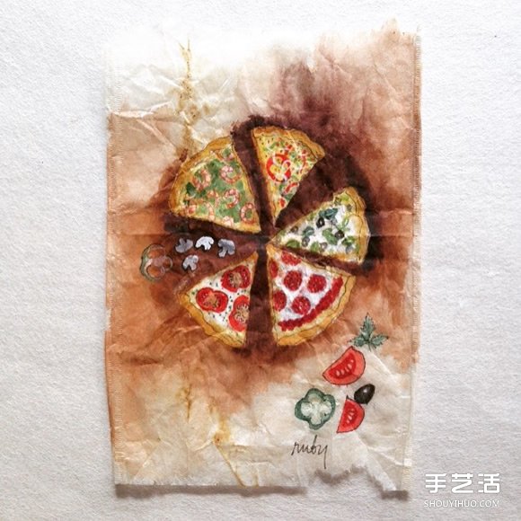 變廢為寶：藝術(shù)家用喝過的茶包當(dāng)畫布寫日記 -  rpnrmr.com
