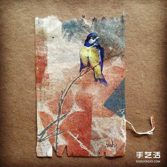 變廢為寶：藝術(shù)家用喝過的茶包當(dāng)畫布寫日記 -  rpnrmr.com