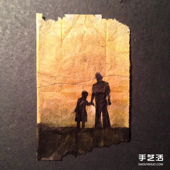 變廢為寶：藝術(shù)家用喝過的茶包當(dāng)畫布寫日記 -  rpnrmr.com