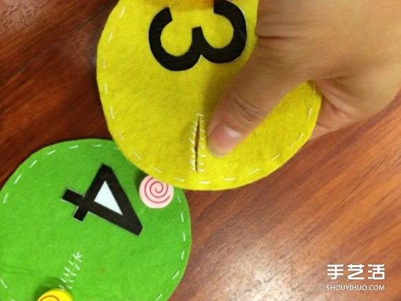幼兒不織布毛毛蟲(chóng)玩具手工制作圖解教程 -  rpnrmr.com