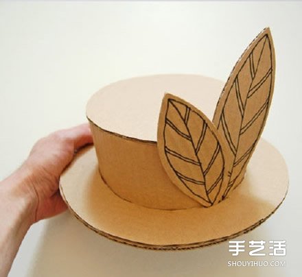 瓦楞紙制作帽子的方法 兒童玩具帽手工DIY教程 -  rpnrmr.com