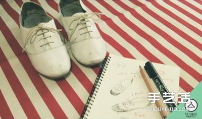 白色舊鞋子手繪改造DIY圖解教程 -  rpnrmr.com