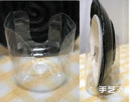 塑料瓶廢物利用DIY制作碗碟杯具收納架 -  rpnrmr.com
