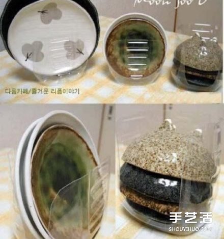 塑料瓶廢物利用DIY制作碗碟杯具收納架 -  rpnrmr.com