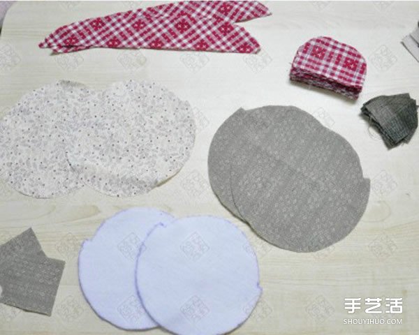 手工布藝玫瑰花零錢包DIY制作教程帶圖紙 -  rpnrmr.com