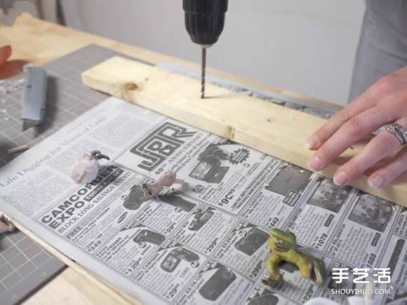 利用孩子們玩膩的動(dòng)物玩具DIY制作有趣的掛鉤 -  rpnrmr.com