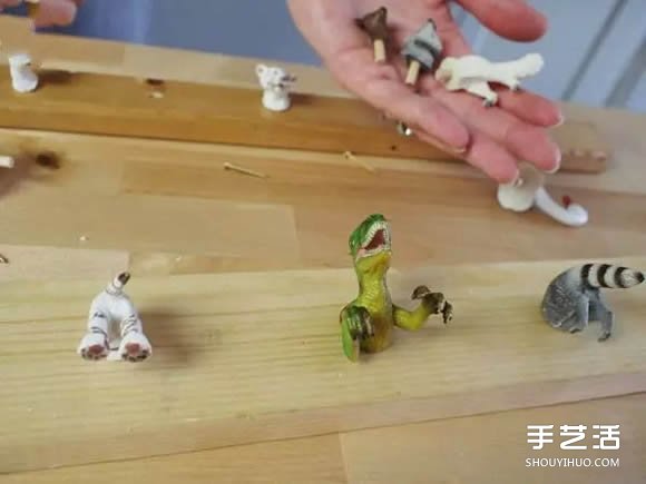 利用孩子們玩膩的動(dòng)物玩具DIY制作有趣的掛鉤 -  rpnrmr.com
