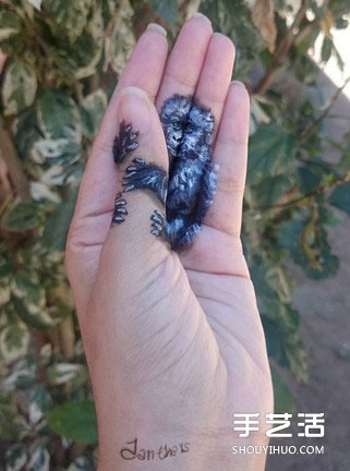 養(yǎng)在手掌心的迷你動物 卻原來是3D立體畫作品 -  rpnrmr.com