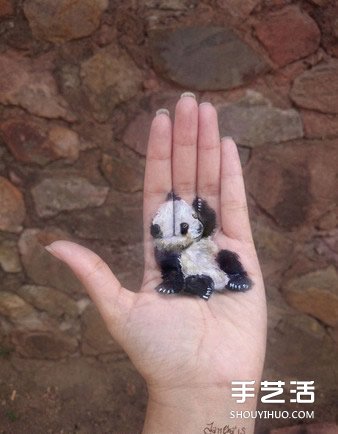 養(yǎng)在手掌心的迷你動物 卻原來是3D立體畫作品 -  rpnrmr.com