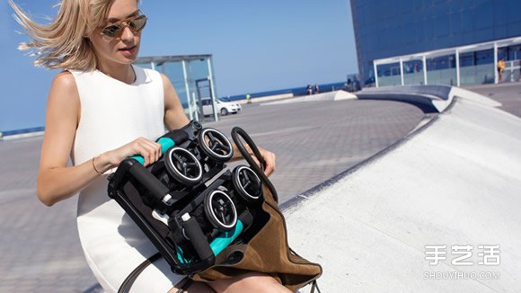 GB Pockit：可塞進(jìn)手提包的便攜折疊嬰兒車 -  rpnrmr.com