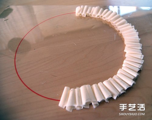 海綿紙手工制作美蜂窩燈罩臺(tái)燈的方法教程 -  rpnrmr.com
