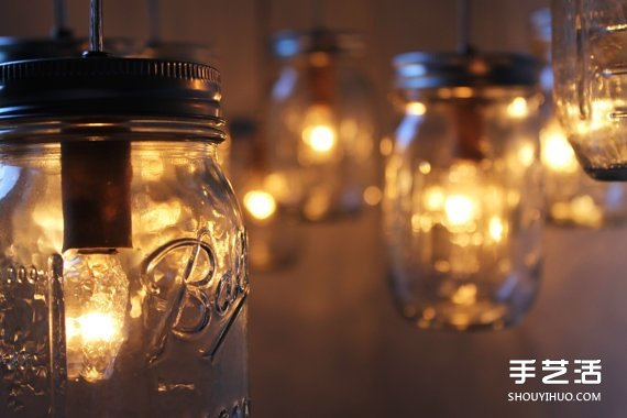 玻璃罐廢物利用小制作 圣誕節(jié)浪漫情調(diào)燈具 -  rpnrmr.com