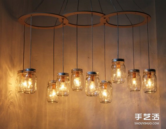 玻璃罐廢物利用小制作 圣誕節(jié)浪漫情調(diào)燈具 -  rpnrmr.com