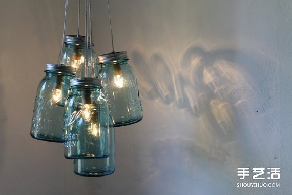 玻璃罐廢物利用小制作 圣誕節(jié)浪漫情調(diào)燈具 -  rpnrmr.com