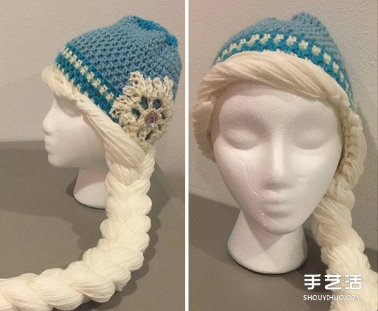 愛心手工毛線假發(fā) 讓癌癥小女孩變身最萌小公主 -  rpnrmr.com