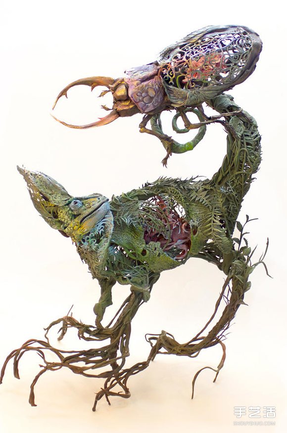Ellen Jewett 用陶瓷捕捉野生動(dòng)物的優(yōu)雅靈性 -  rpnrmr.com