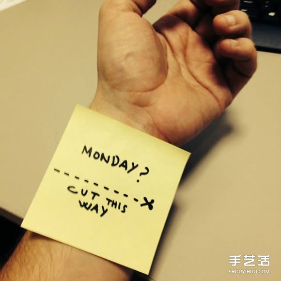 便簽紙上的涂鴉創(chuàng)意DIY 為平淡的生活加點(diǎn)糖 -  rpnrmr.com