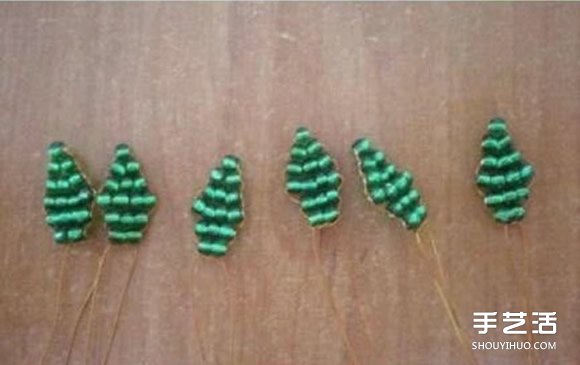 串珠玫瑰花圖解 手工串珠玫瑰花的方法步驟 -  rpnrmr.com