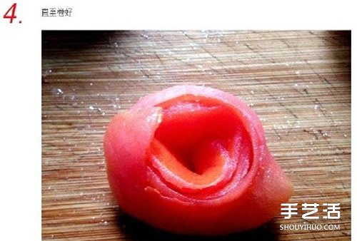 番茄制作玫瑰花的方法 自制番茄玫瑰花的教程 -  rpnrmr.com