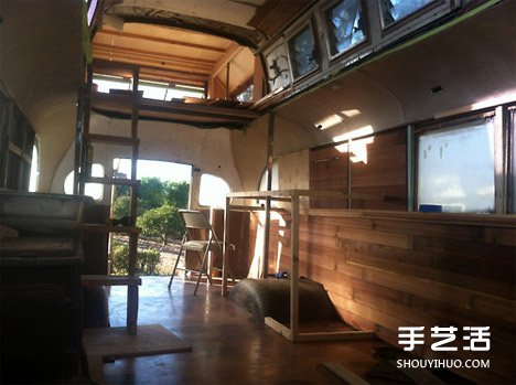 實(shí)現(xiàn)四海為家的夢(mèng)想 舊面包車改造的溫馨房車 -  rpnrmr.com