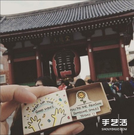 小巧可愛的火柴盒手工制作獨(dú)一無二的萬用卡片 -  rpnrmr.com