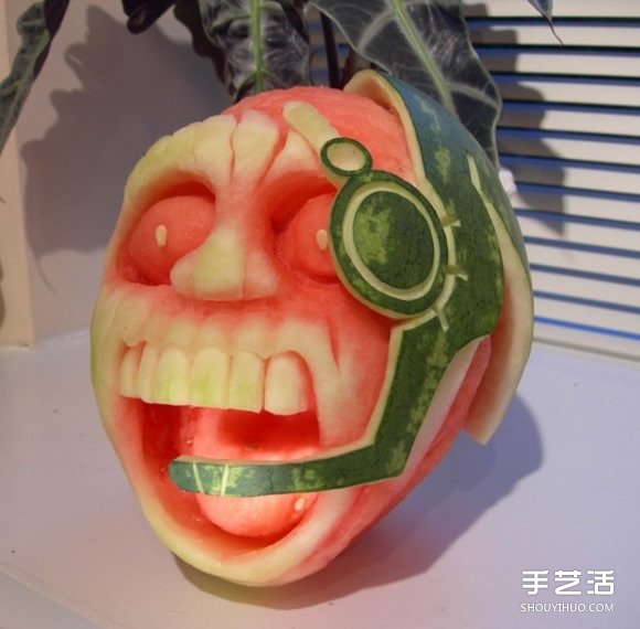 創(chuàng)意西瓜雕刻圖片 瓜雕水果雕刻作品欣賞 -  rpnrmr.com