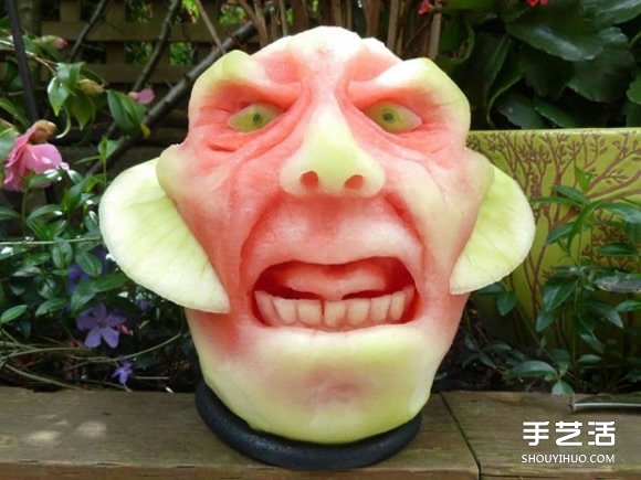 創(chuàng)意西瓜雕刻圖片 瓜雕水果雕刻作品欣賞 -  rpnrmr.com