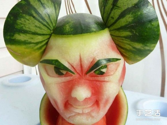創(chuàng)意西瓜雕刻圖片 瓜雕水果雕刻作品欣賞 -  rpnrmr.com